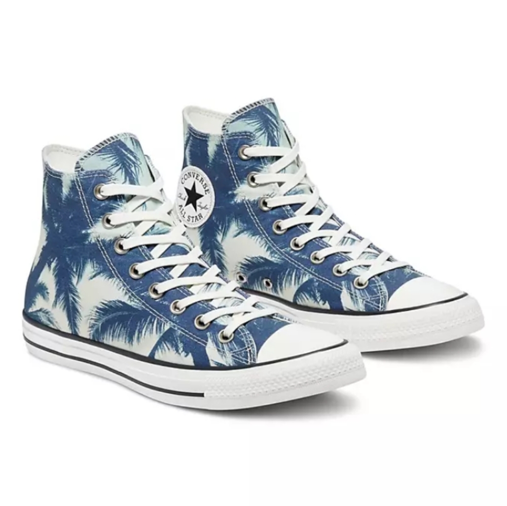 Converse Chuck Taylor All Star High-Top Sneaker-Palm Trees, Men's 9/Women's 11